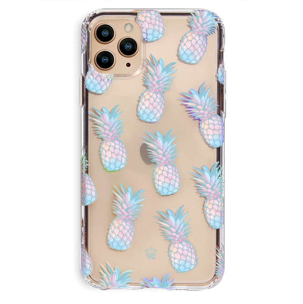 Pineapple Holo iPhone Case