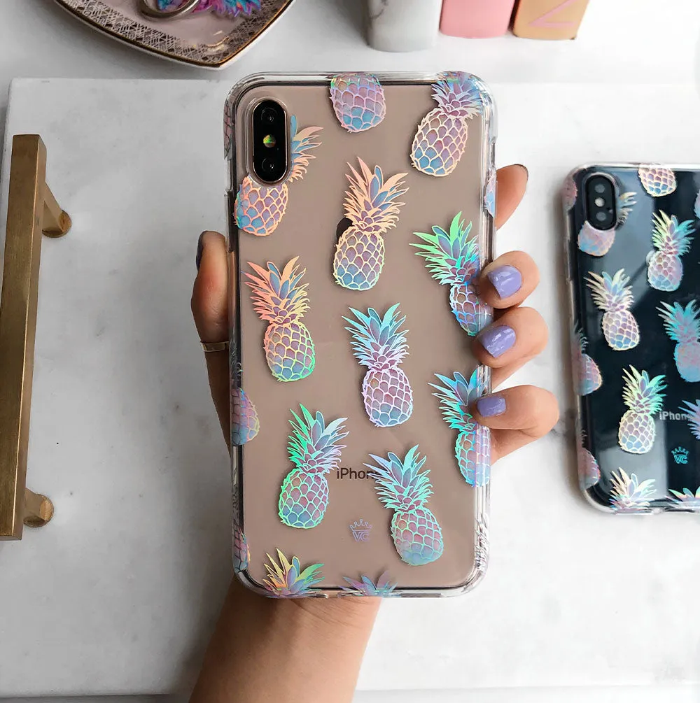 Pineapple Holo iPhone Case