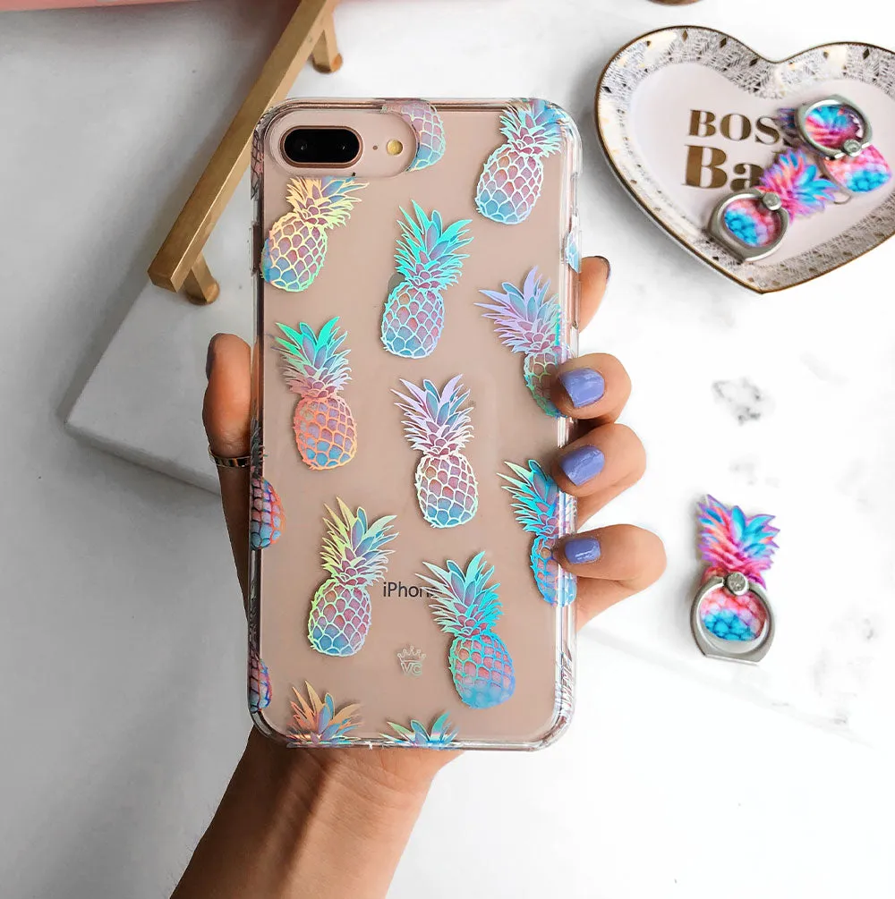 Pineapple Holo iPhone Case