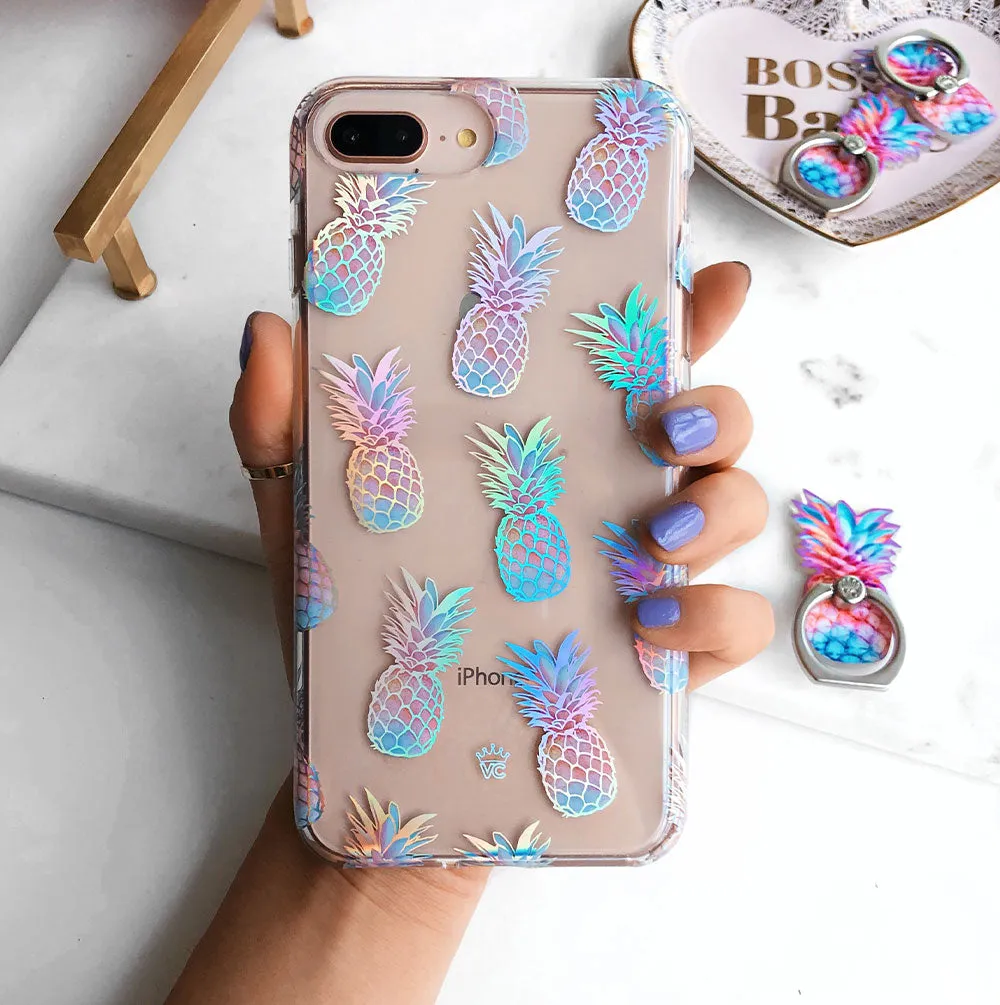 Pineapple Holo iPhone Case