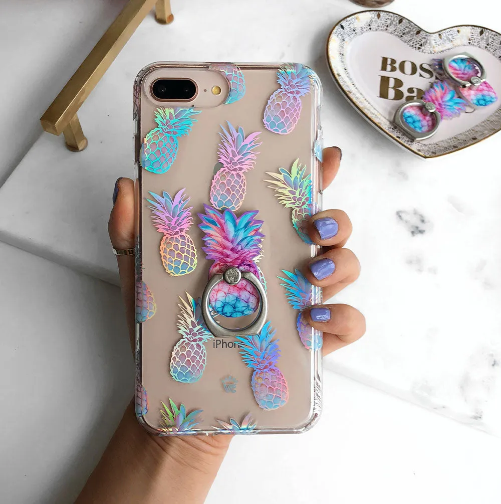 Pineapple Holo iPhone Case