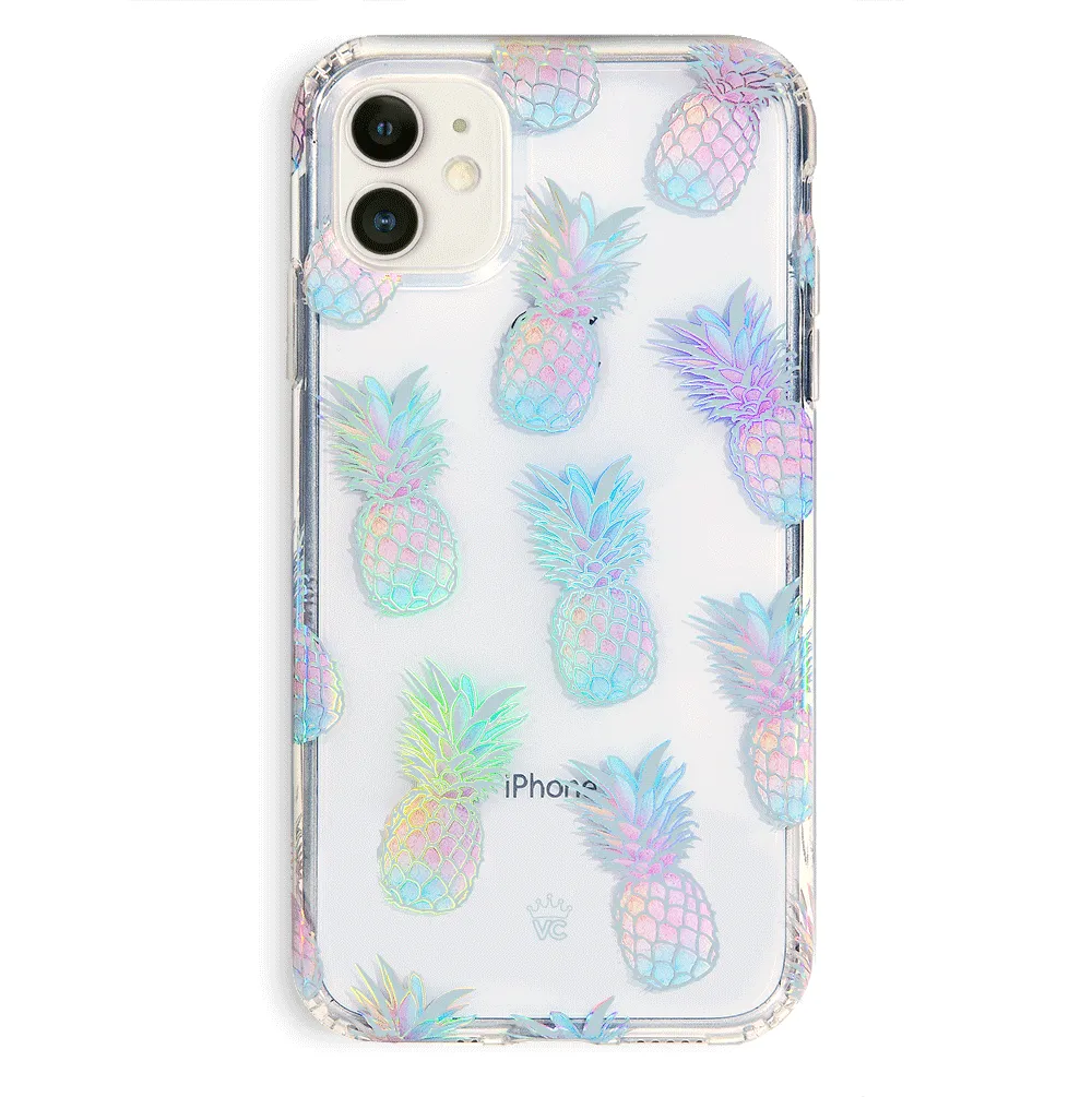 Pineapple Holo iPhone Case