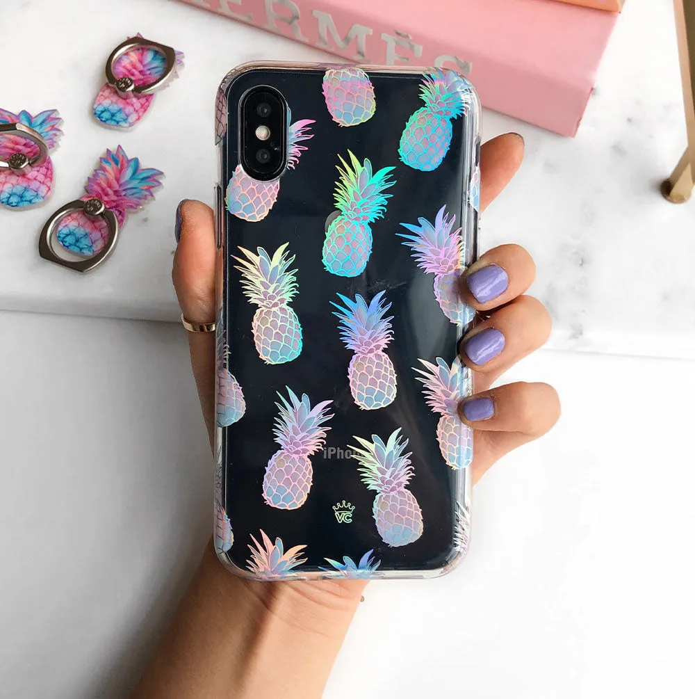 Pineapple Holo iPhone Case