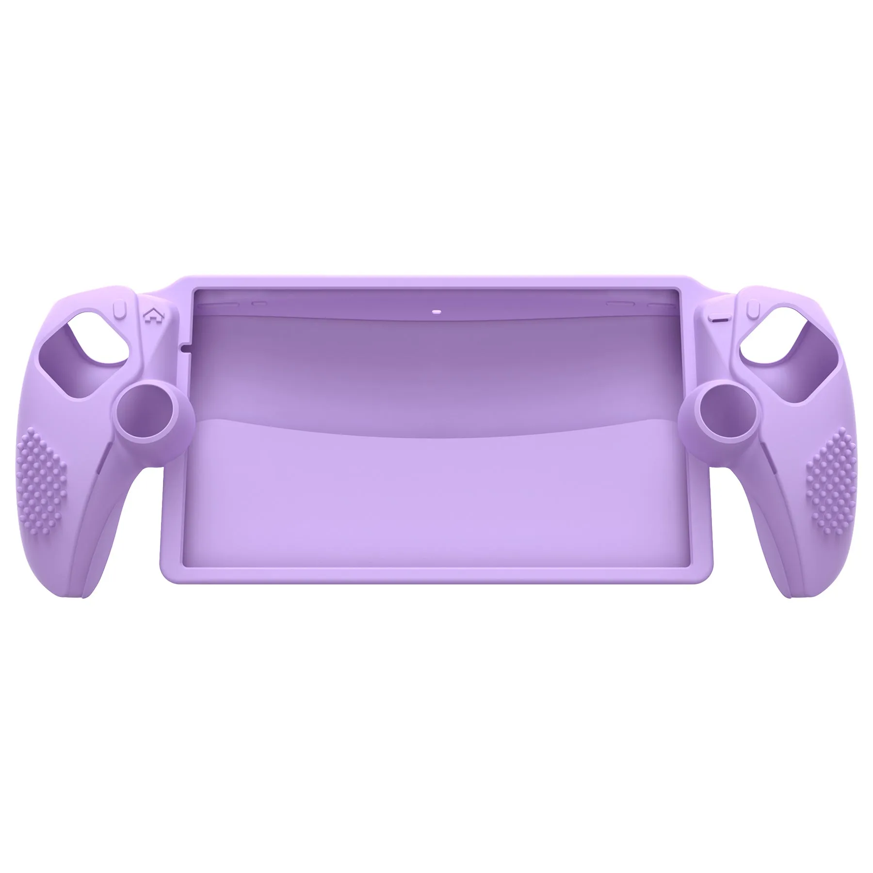 PlayVital 3D Studded Edition Anti-Slip Silicone Protective Case with Thumb Grips for PS Portal Remote Player - Mauve Purple - CYRPFP004