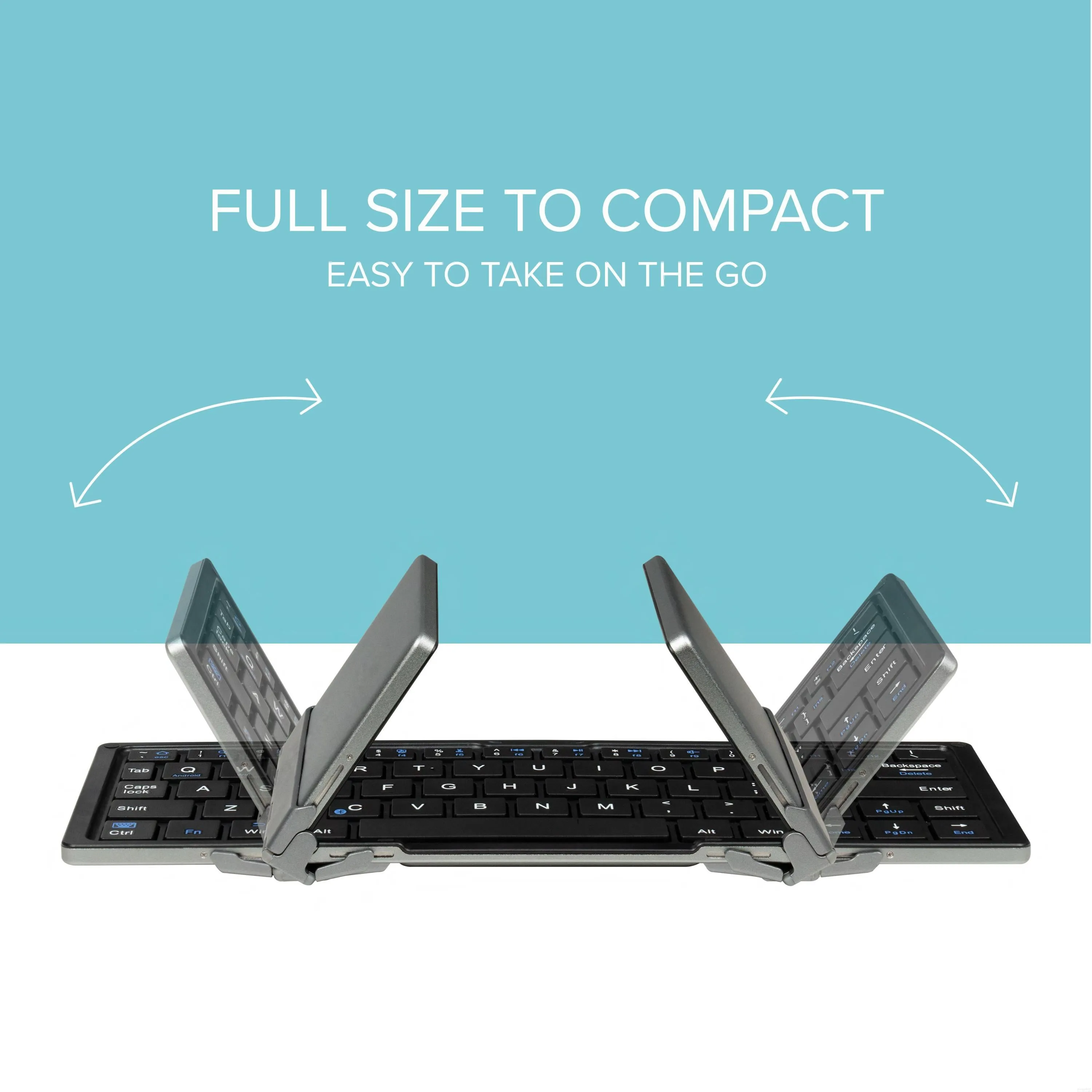 Plugable Compact Bluetooth® Folding Keyboard and Case