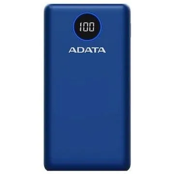 Power Bank Usb 20000Mah Blue/Ap20000qcd-Dgt-Cdb Adata