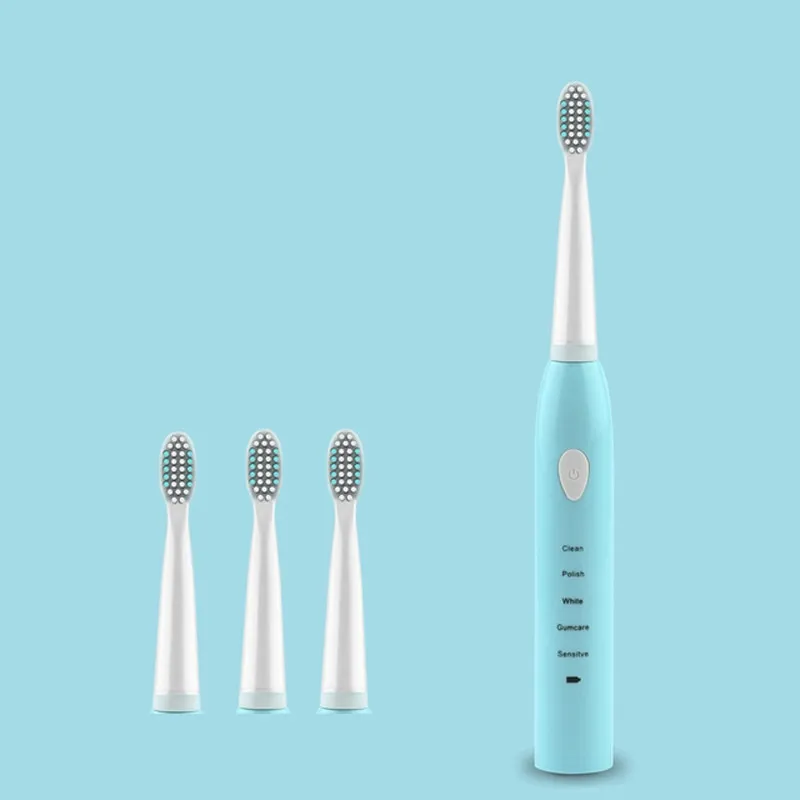 Powerful Ultrasonic Sonic Electric Toothbrush USB Charge Rechargeable Tooth Brush Washable Electronic Whitening Teeth Brush J110