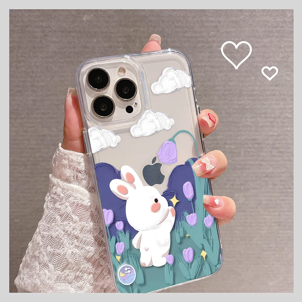 Rabbit Scenery Clear Silicon Case