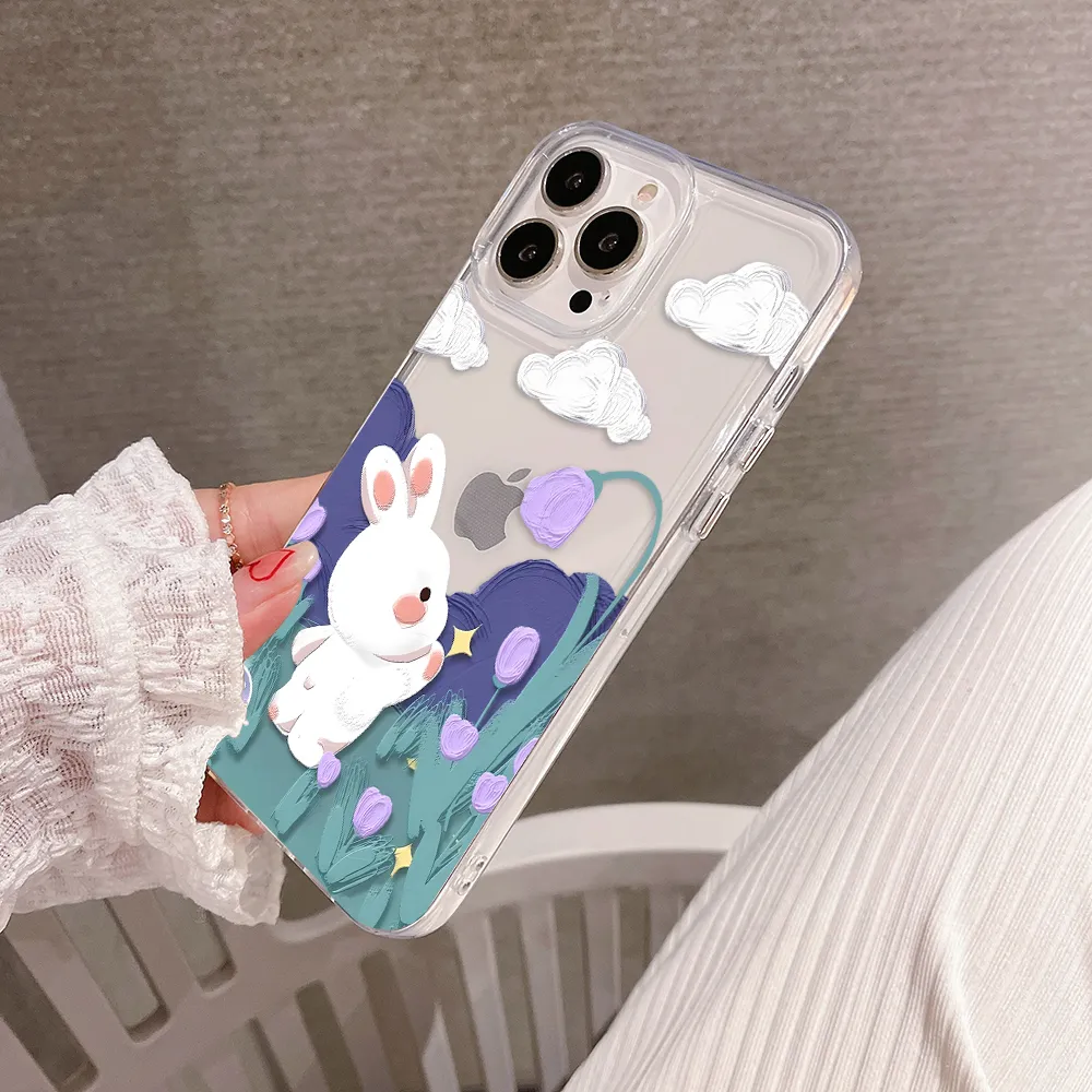 Rabbit Scenery Clear Silicon Case