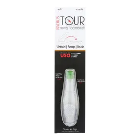 RADIUS Tour Travel Toothbrush Soft - 1pc