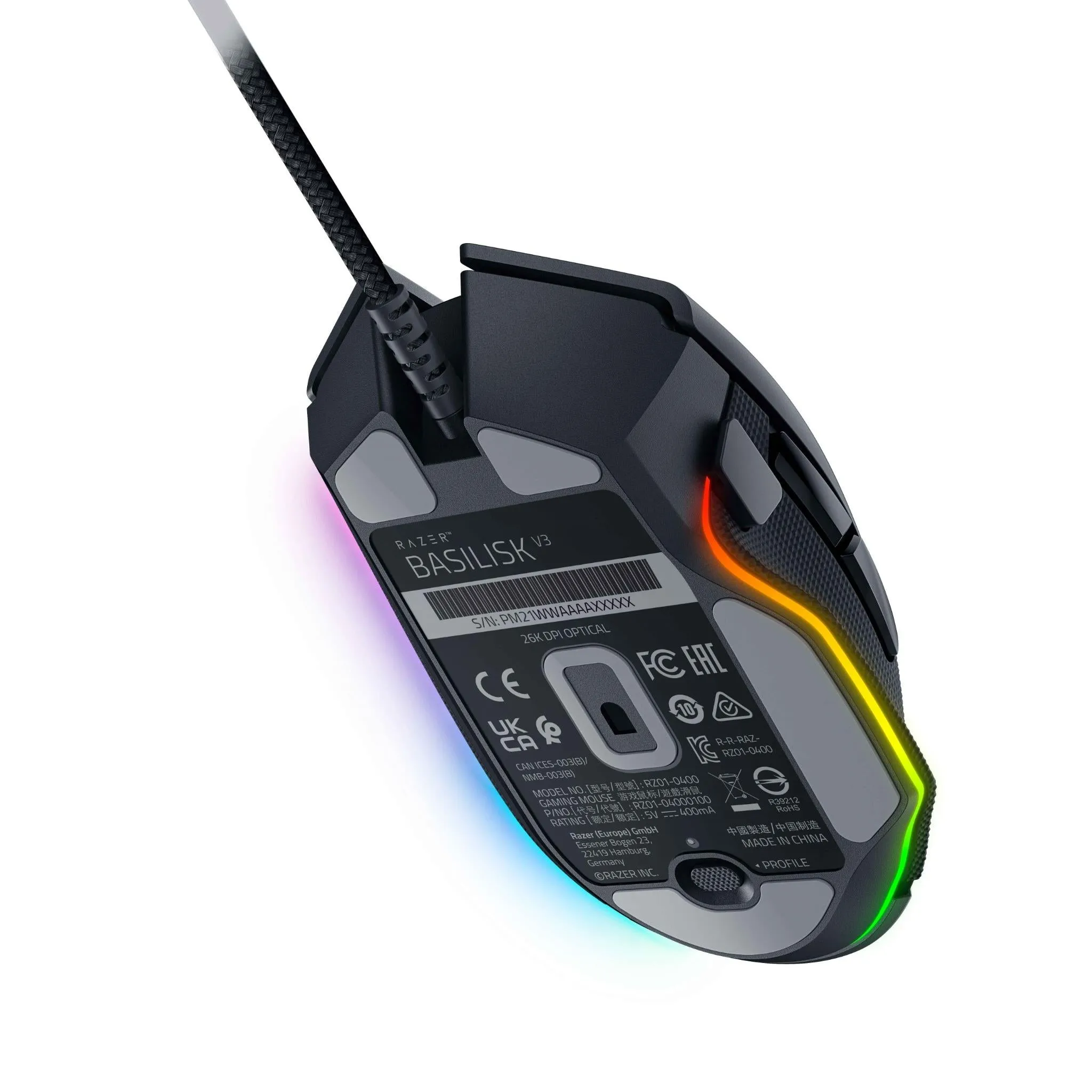 Razer Basilisk V3 Ergonomic Wired Gaming Mouse