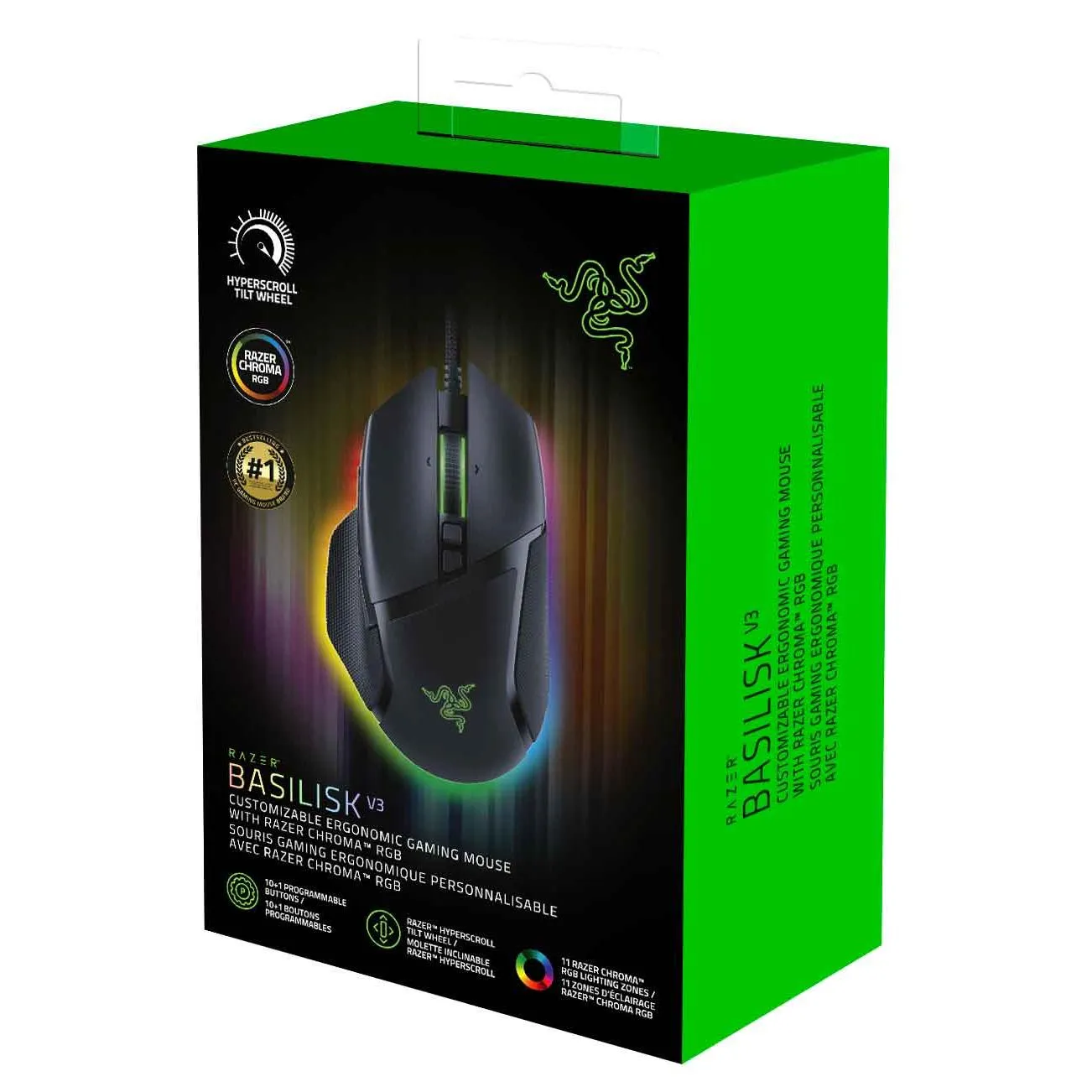 Razer Basilisk V3 Ergonomic Wired Gaming Mouse