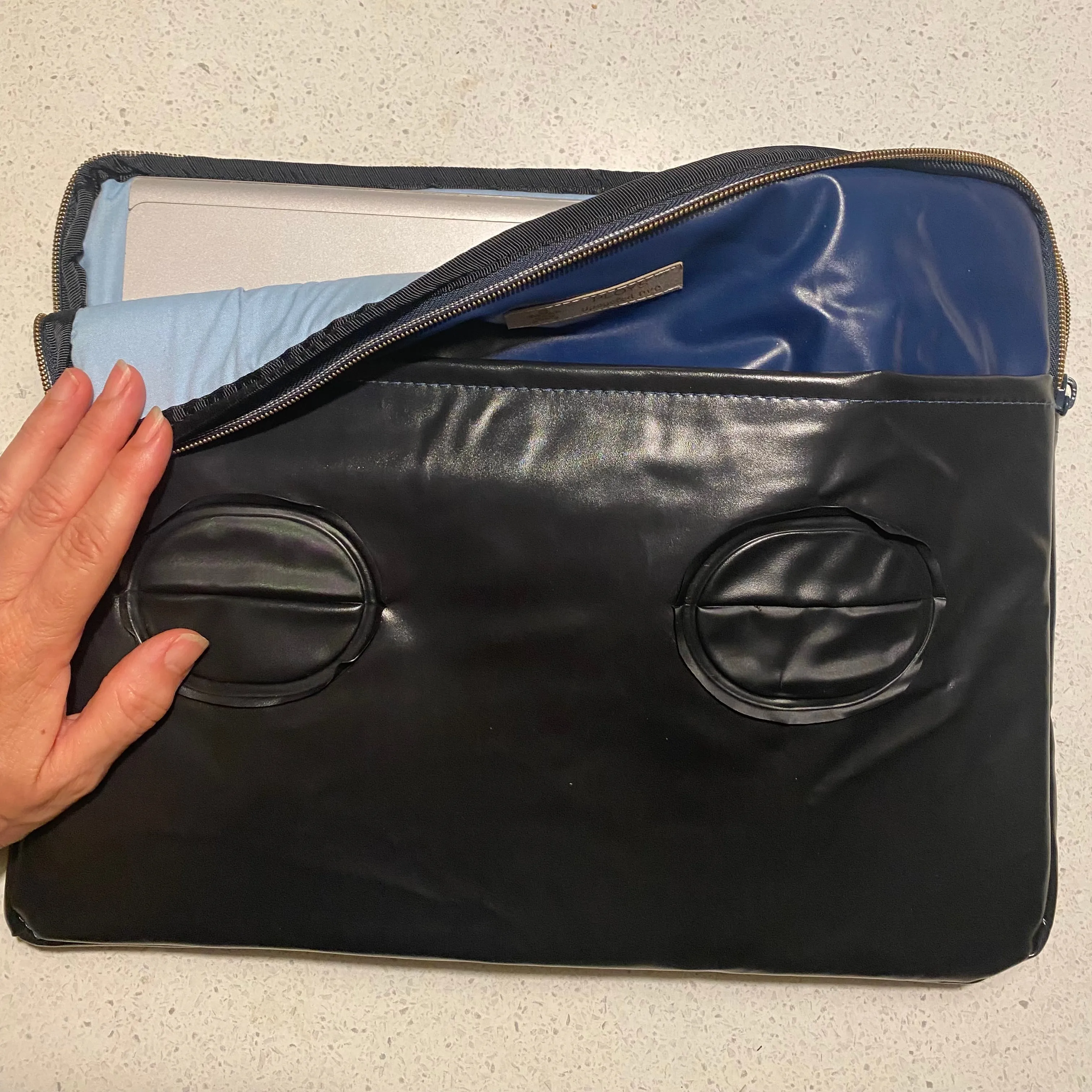 Recycled Laptop Case - ex inflatables - variety of colours