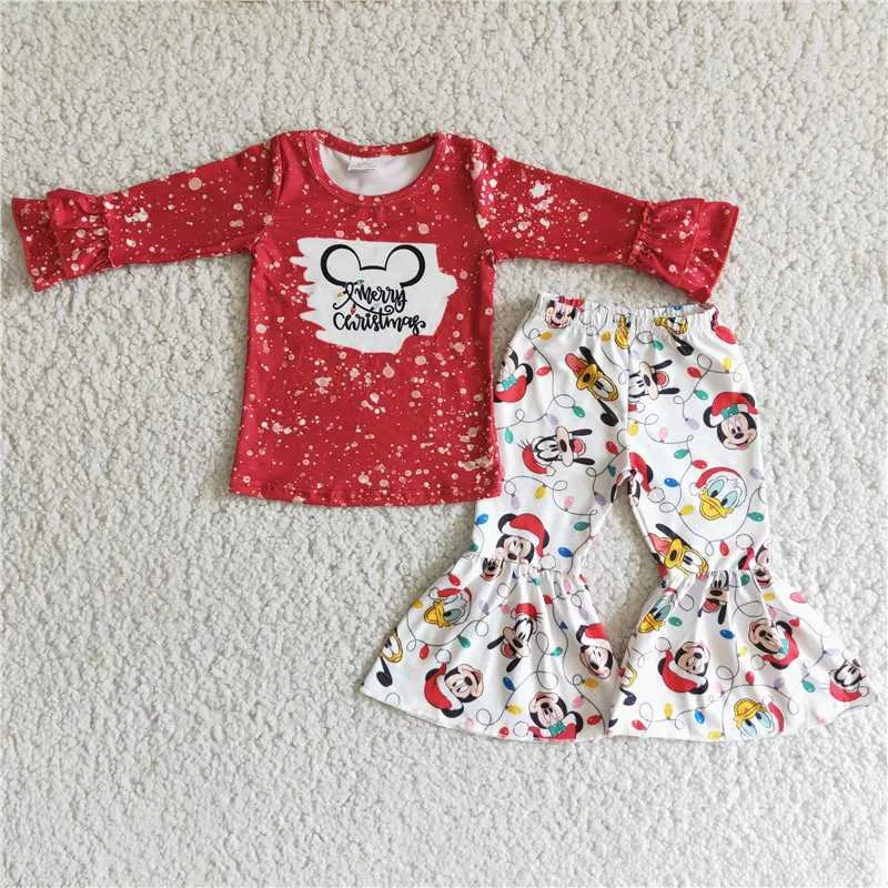 red cartoon tops bottoms outfit 6 C11-4