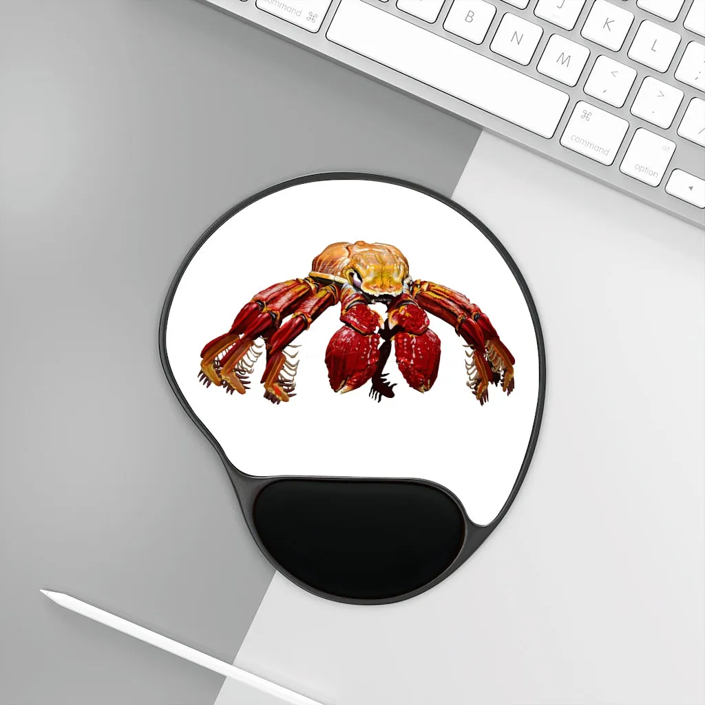 Red Crab Mouse Pad With Wrist Rest