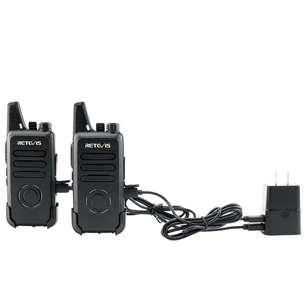 RETEVIS RT22S Handsfree Walkie Talkie 2pcs RT22 Upgrade VOX Hidden Display Two-way Radio Transceiver Walkie-talkies FRS 462MHz