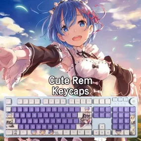 Re:Zero Rem Keycaps