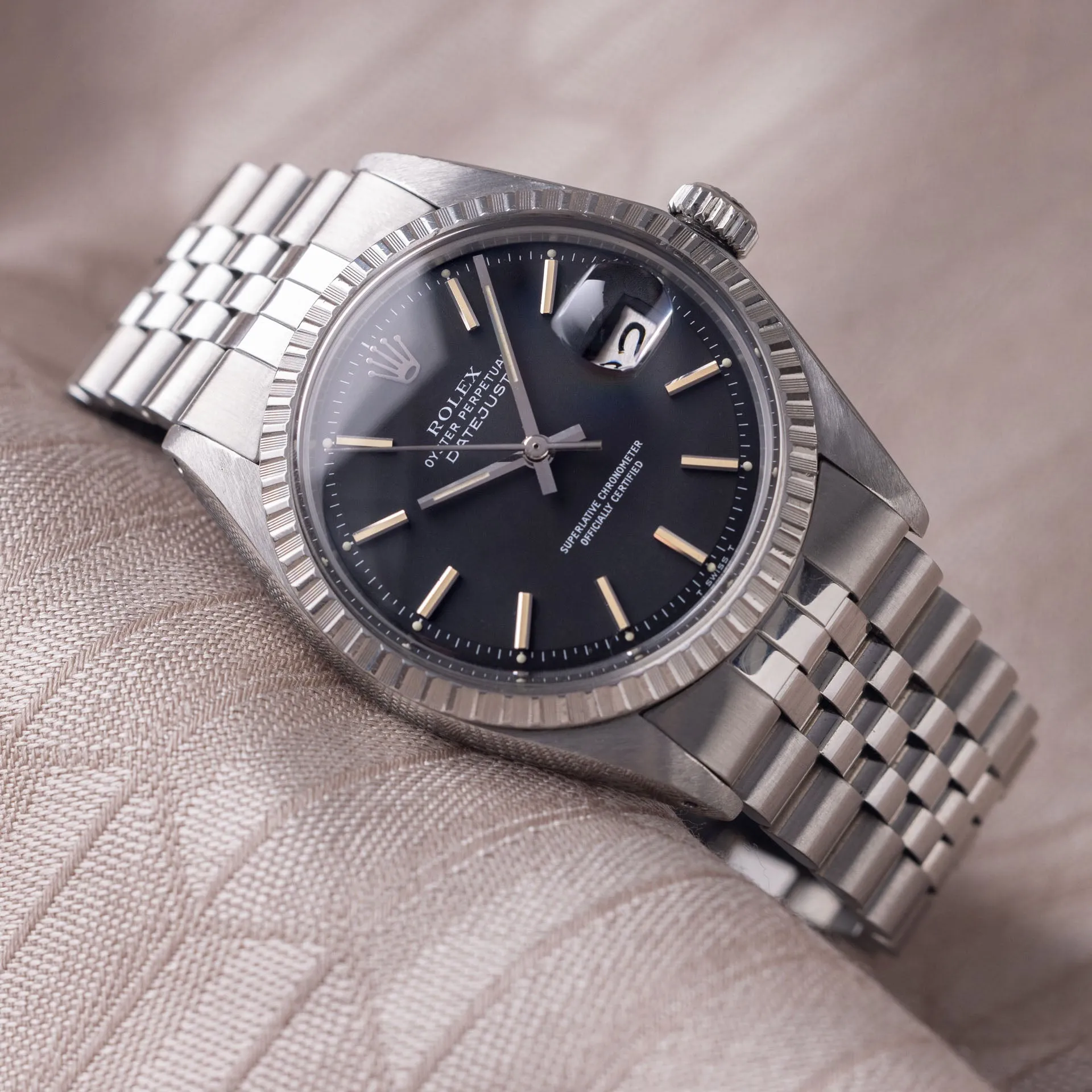 Rolex Datejust 1603 Black Dial