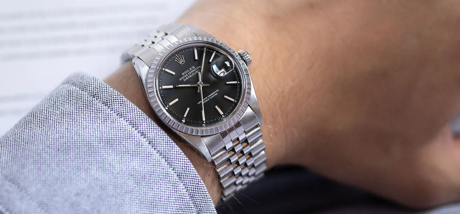 Rolex Datejust 1603 Black Dial