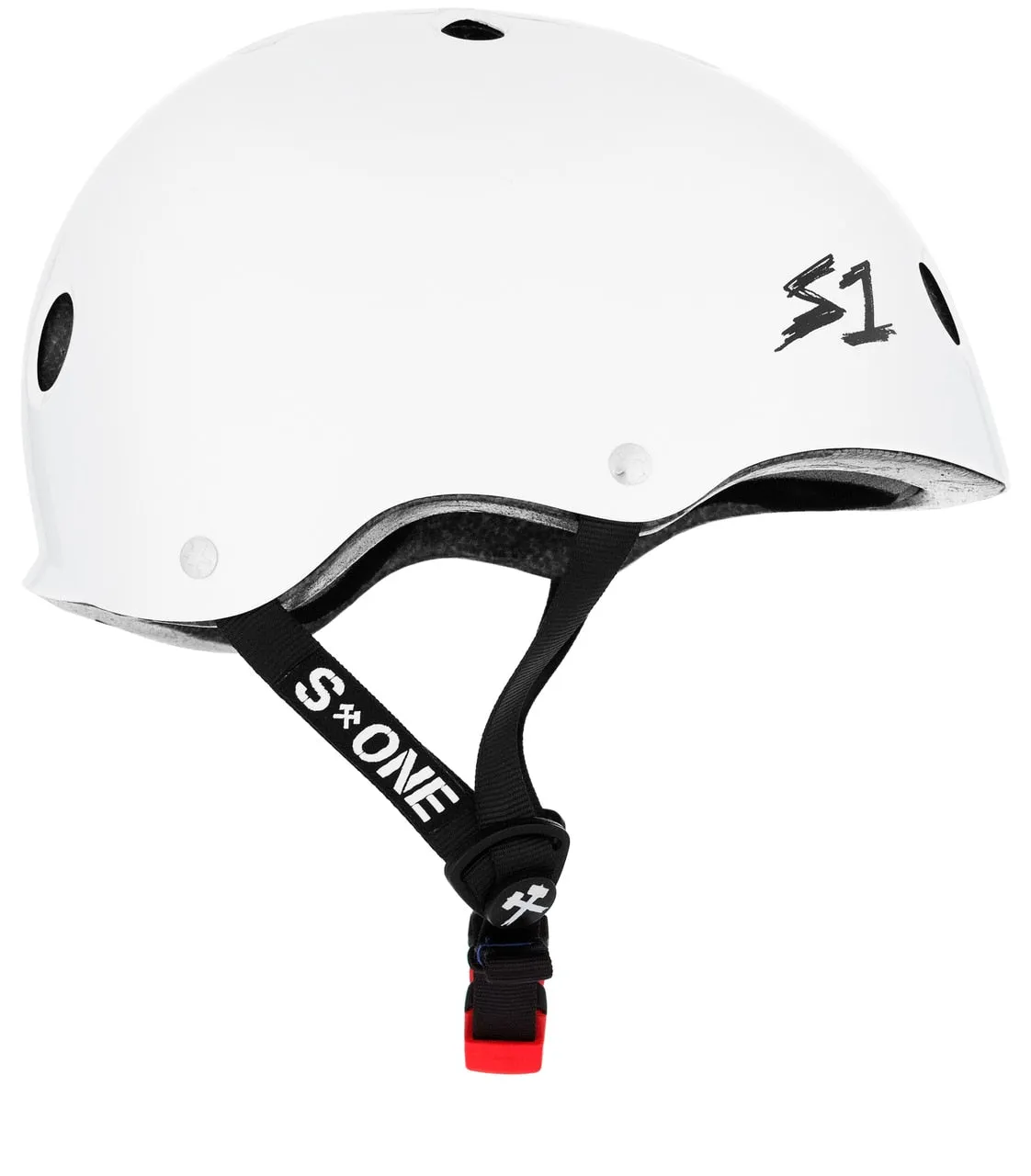 S1 Mini Lifer Helmet - White Gloss