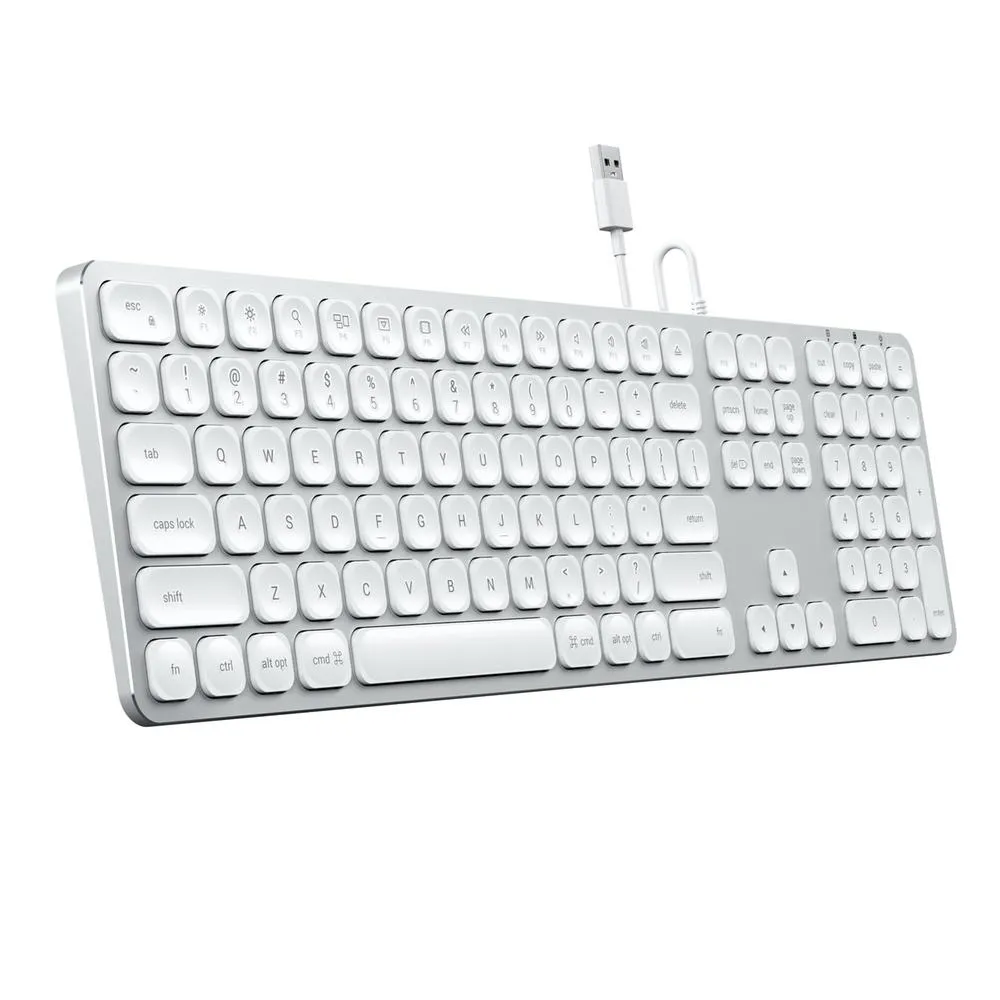 Satechi Wired Keyboard for MacOS - Silver