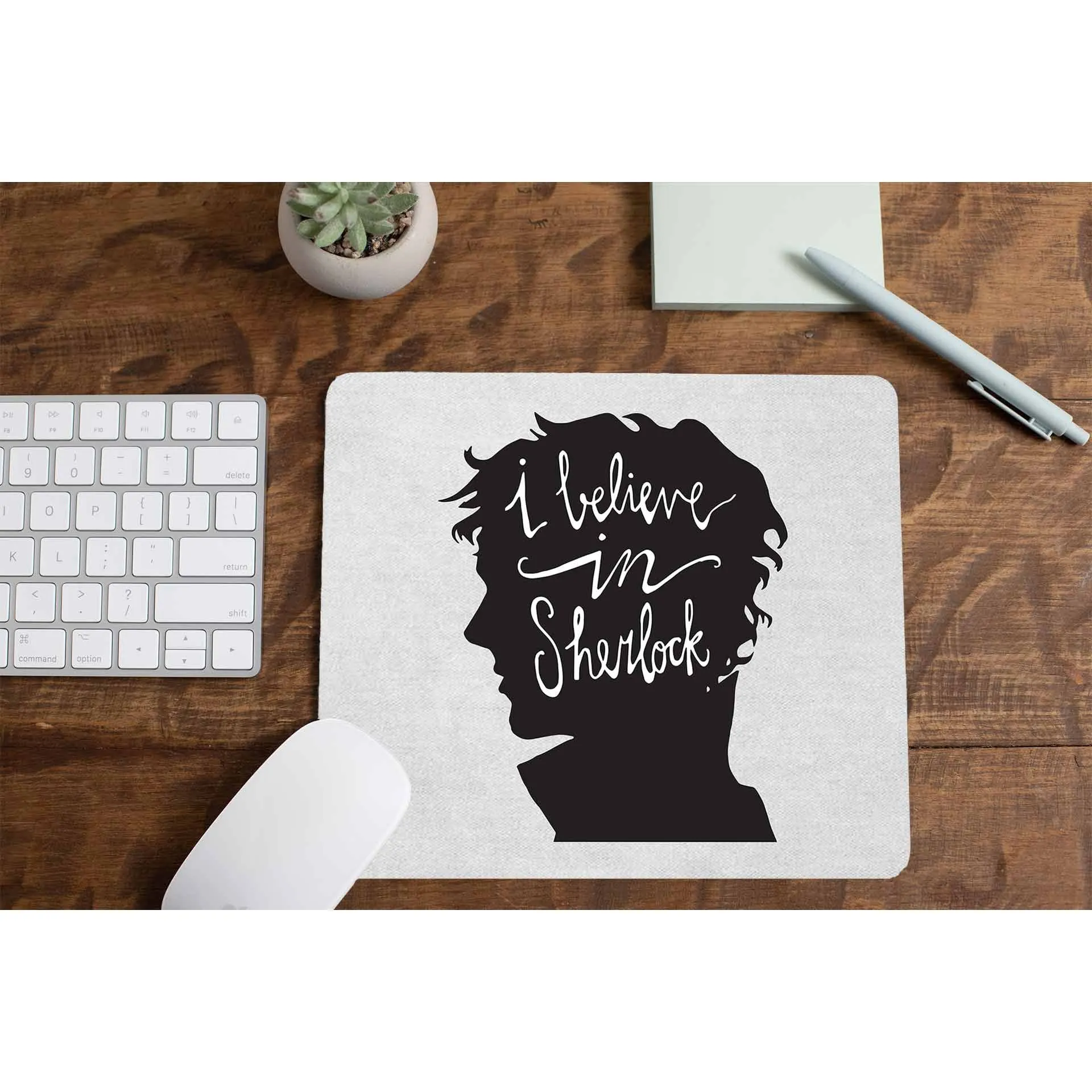 Sherlock Mousepad - I Believe In Sherlock