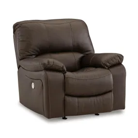 Signature Design by Ashley Leesworth Power Rocker Leather Match Recliner U4380898