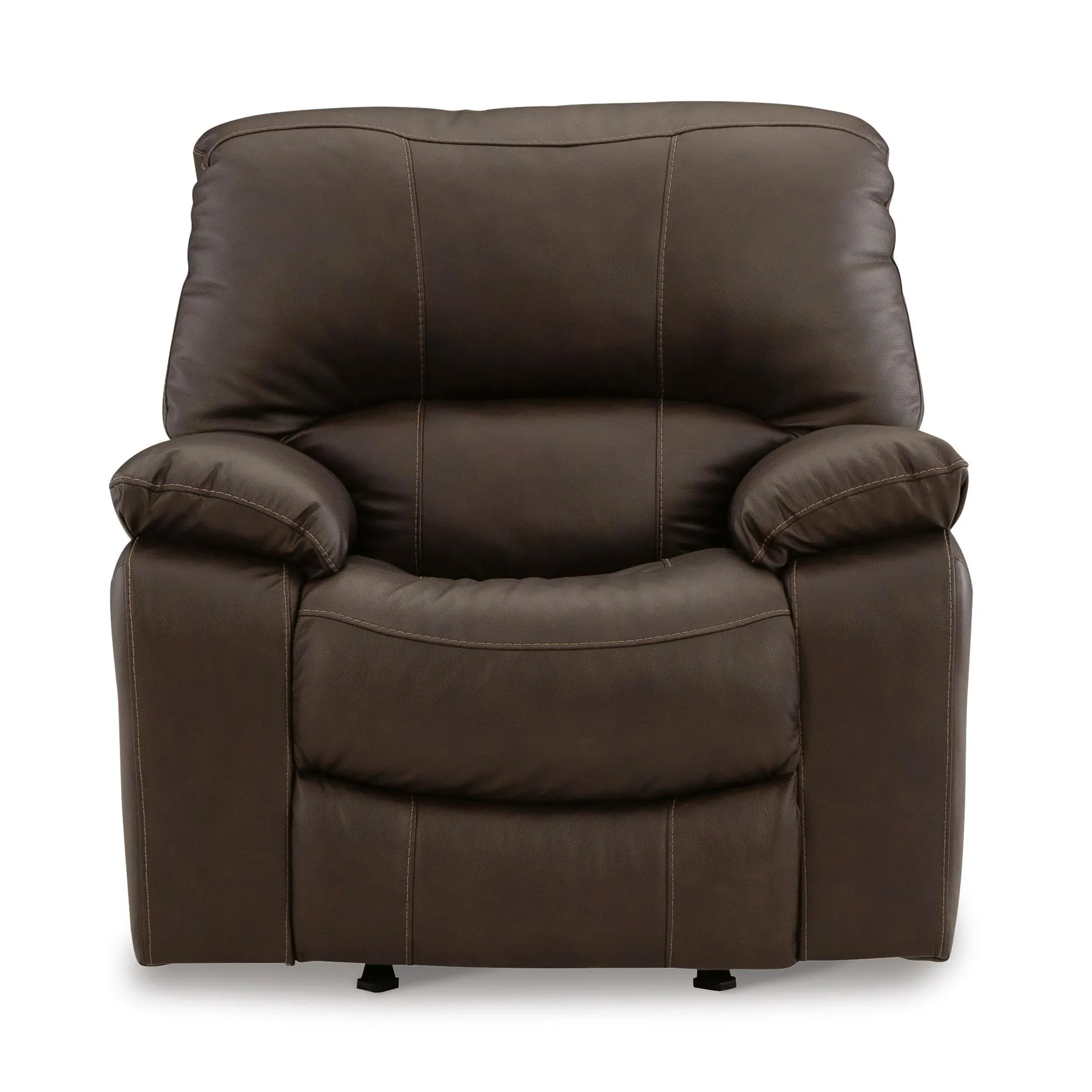 Signature Design by Ashley Leesworth Power Rocker Leather Match Recliner U4380898