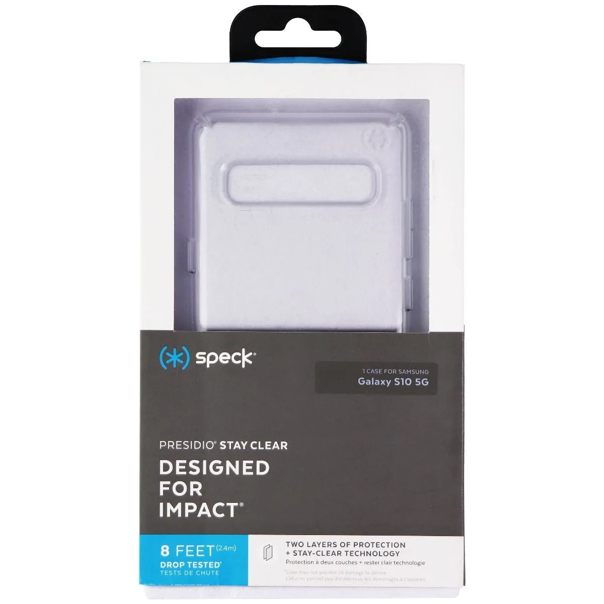 Speck Presidio Stay Clear Series Case for Samsung Galaxy S10 5G - Clear