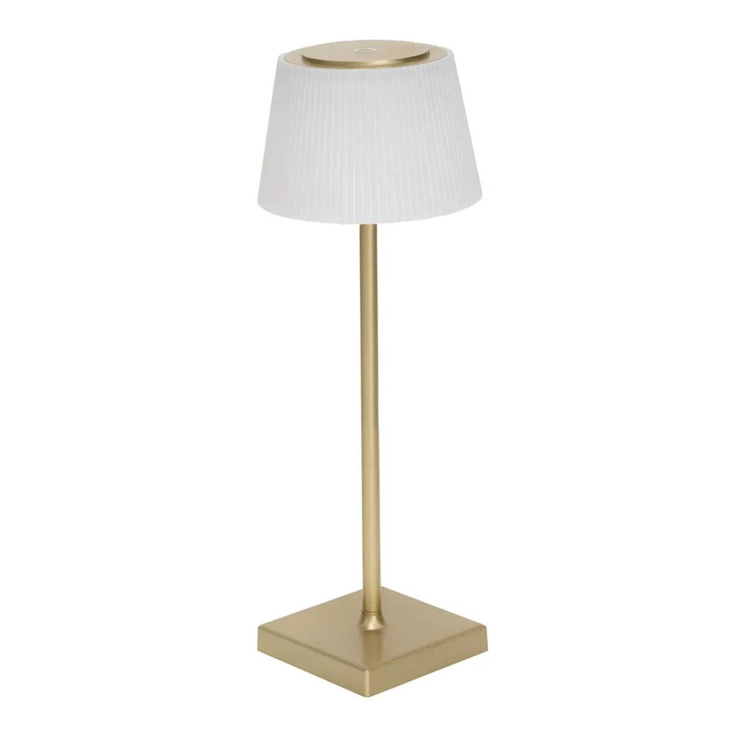 Tate Rechargeable Touch Table Lamp White, Silver, Gold 1240x