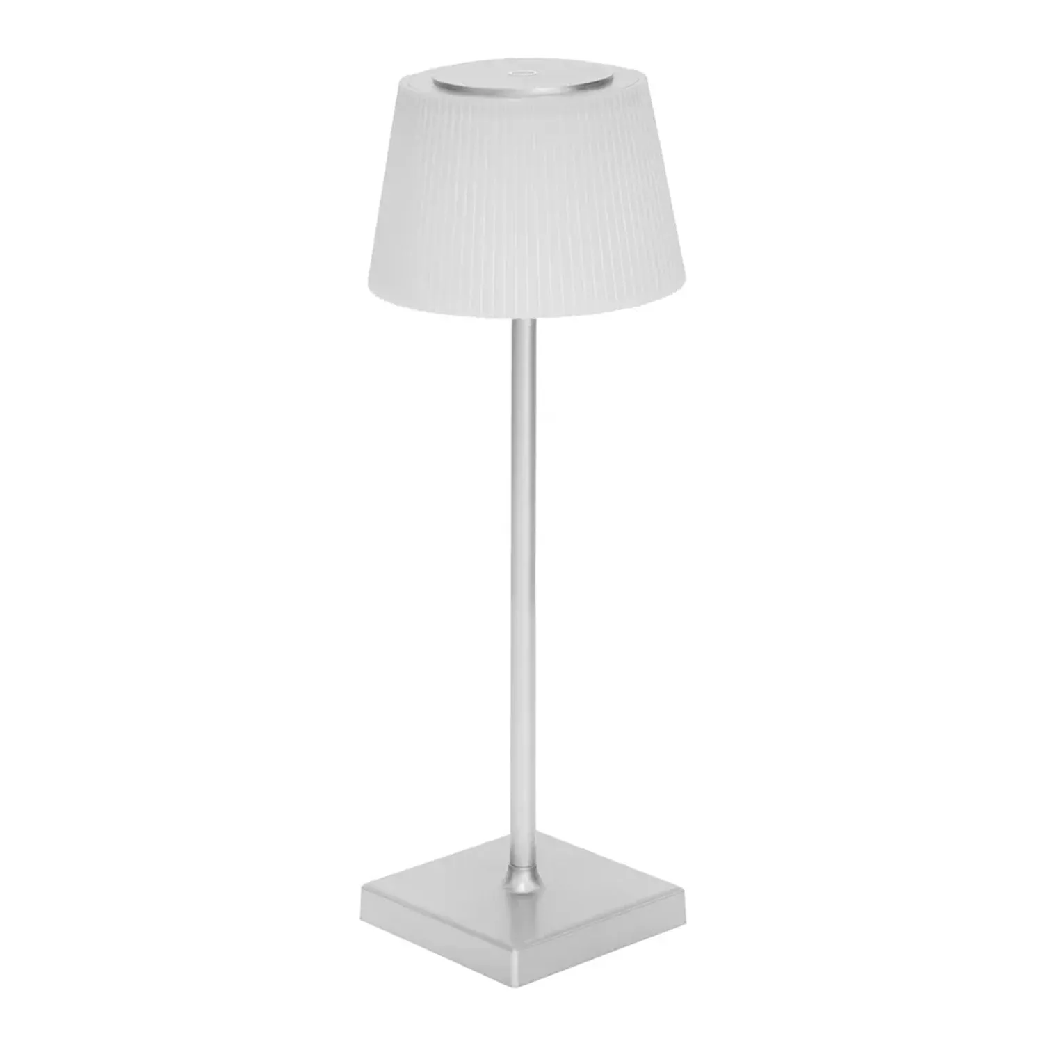 Tate Rechargeable Touch Table Lamp White, Silver, Gold 1240x