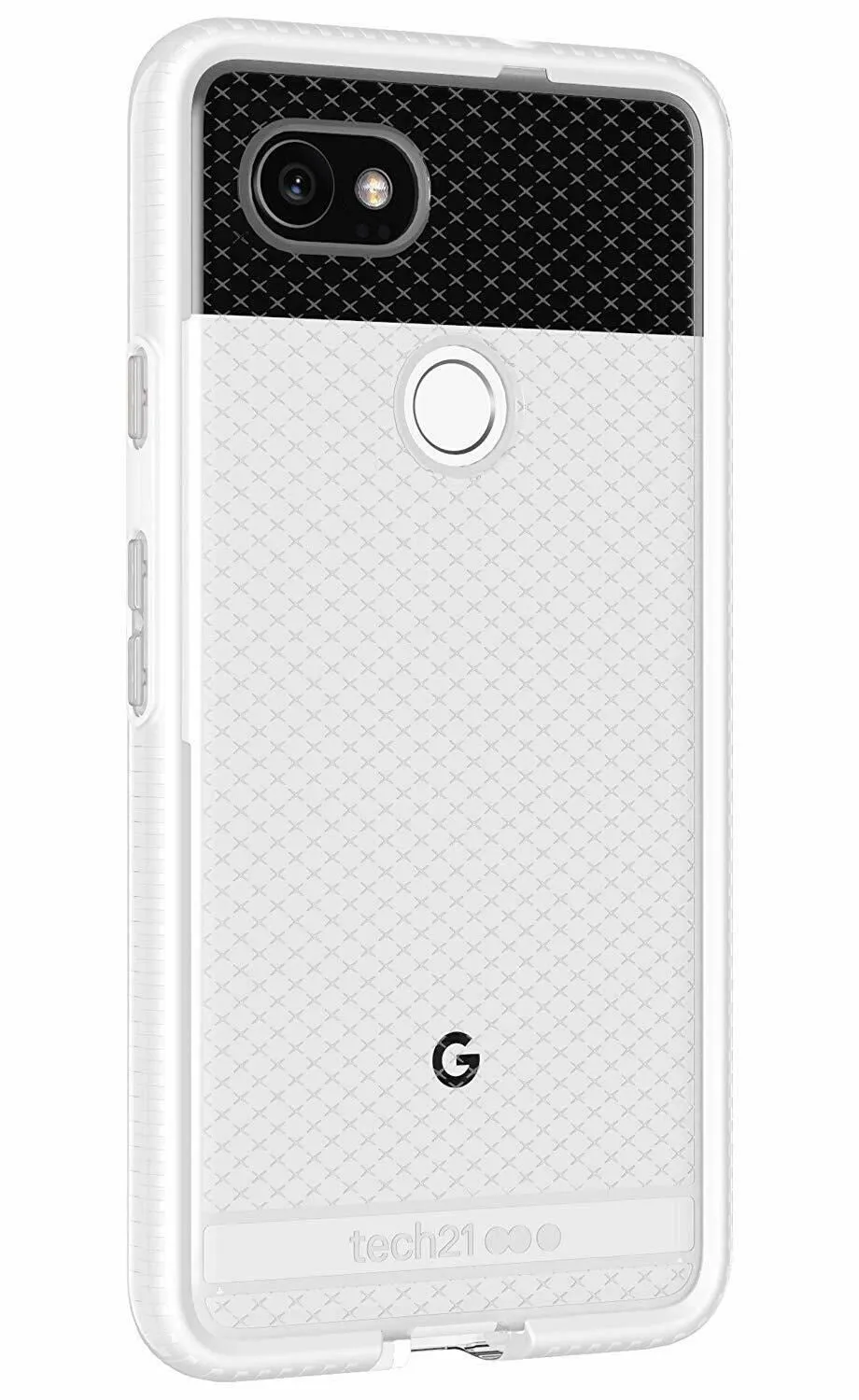 Tech 21 Evo Check Case Cover for Google Pixel 2 XL Clear White T21-5812