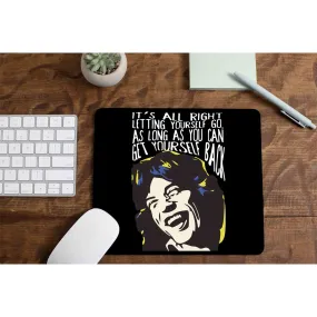 The Rolling Stones Mousepad - Mick Quote