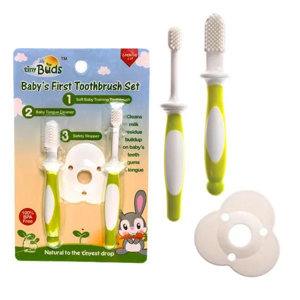 Tiny Buds Baby's First Toothbrush Set