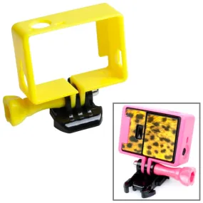 TMC High Quality Tripod Cradle Frame Mount Housing for GoPro HERO4 /3  /3, HR191(Yellow)