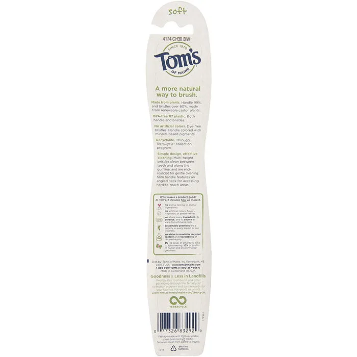 Tom's of Maine - Naturally Clean Toothbrush | Multiple Options