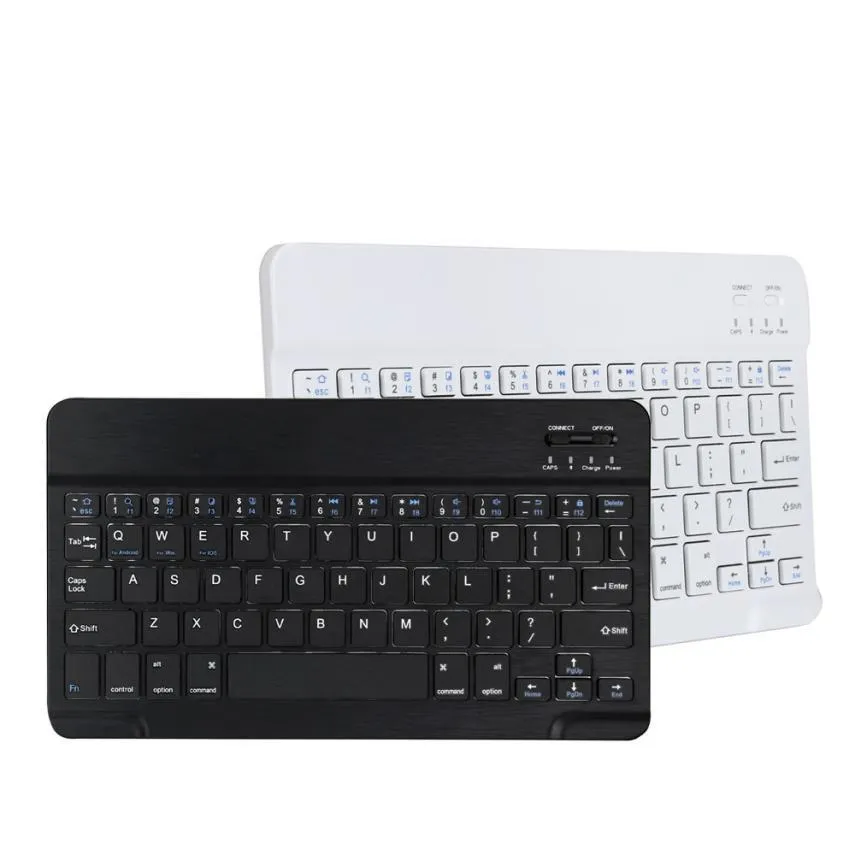 Ultra Slim Wireless Bluetooth Aluminum Gaming Keyb