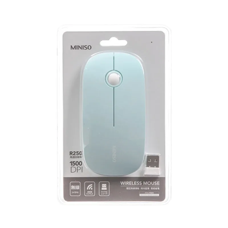 Ultra-slim Wireless Mouse (Mint Green)