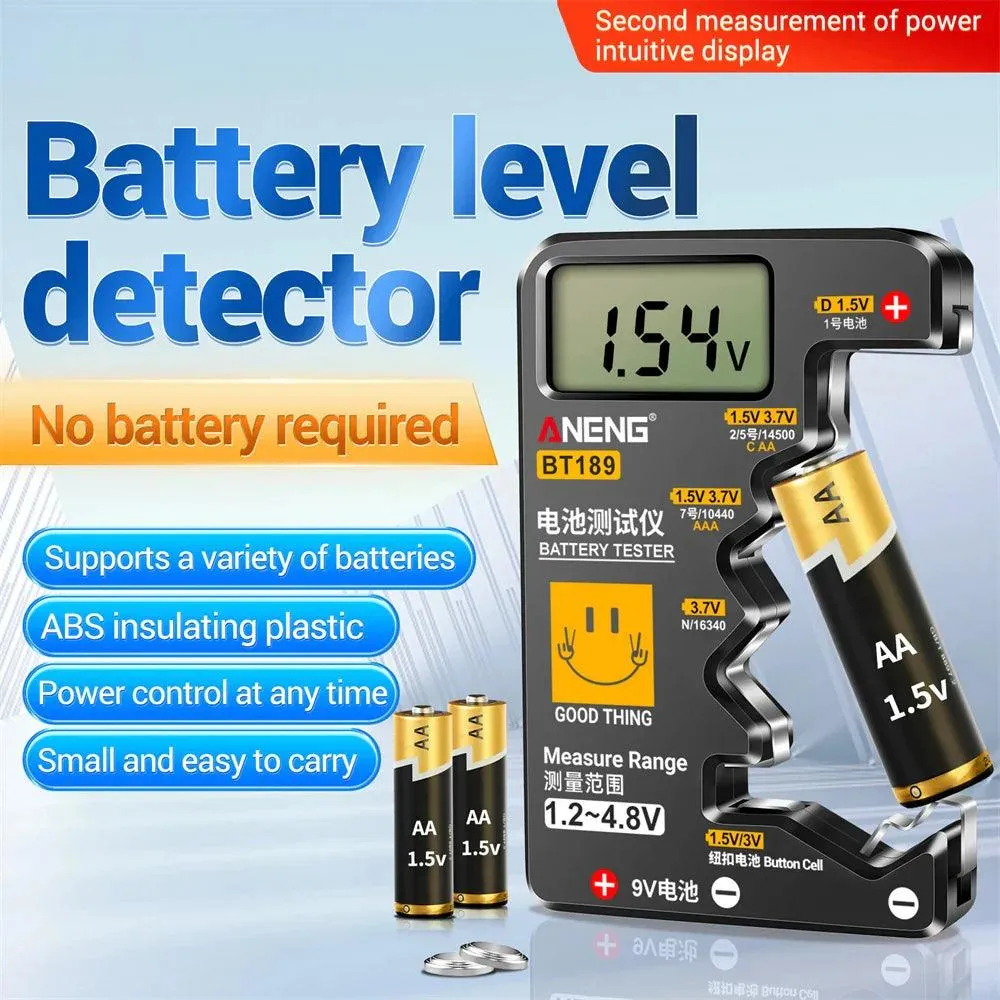 Ultra-Small Battery Tester LCD Digital Display Power Bank Detector