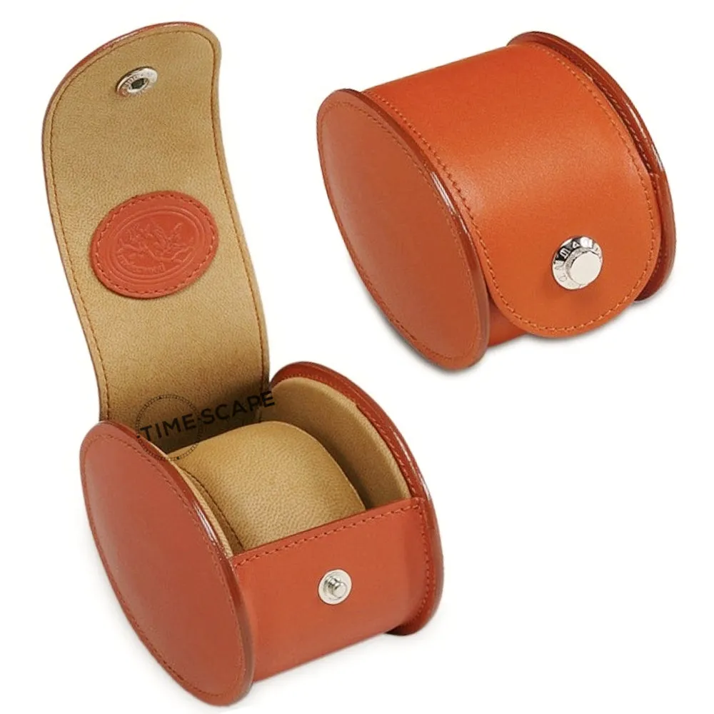 UNDERWOOD (LONDON) - Single Round Leather Watch Case | UN230/TAN