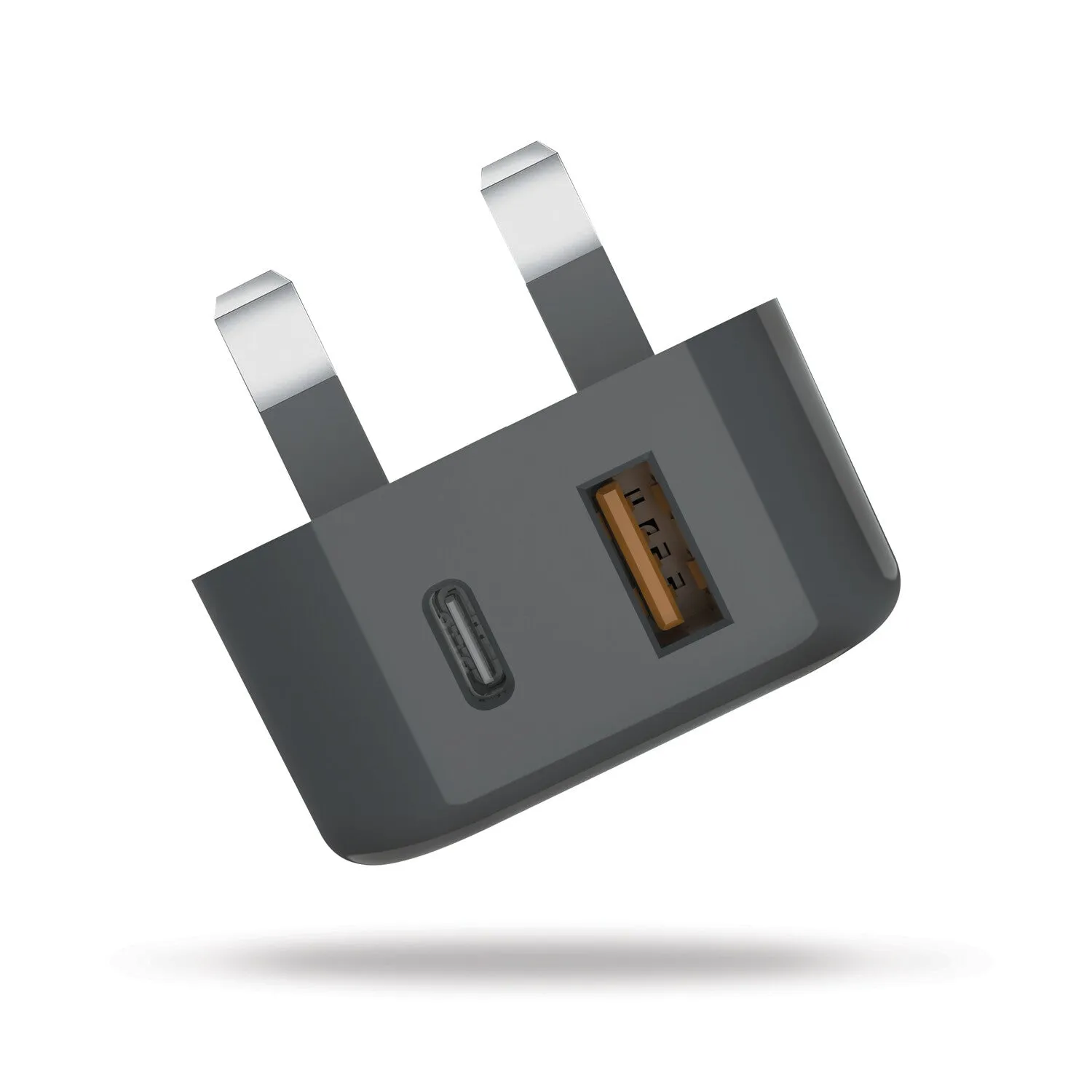 Veho USB C & USB A Fast mains plug charger