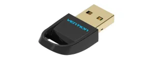 Vention USB Bluetooth 4.0 Adapter 10m Transmission Distance Wireless Receiver 24Mbps Gold Plated for Laptop, PC, Mouse, Keyboard, Smartphone (CDDBO)