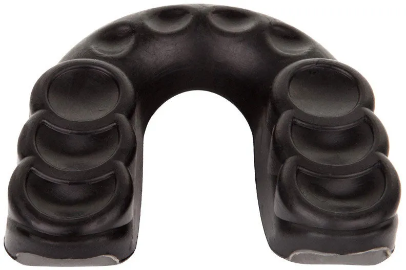 VENUM-0618 CHALLENGER SPORTS MUAY THAI BOXING MMA MOUTHGUARD Senior Age 11  Black Black