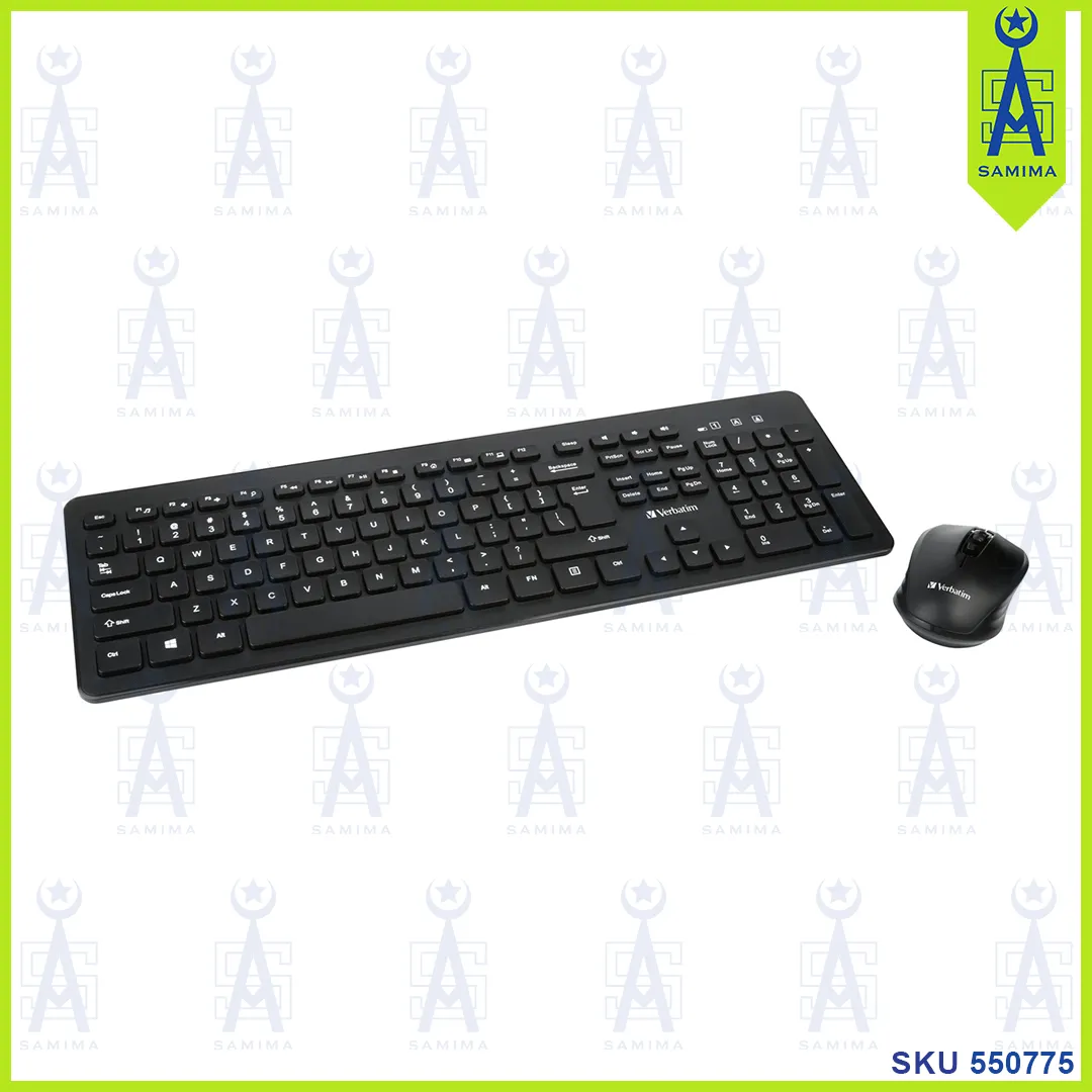 VERBATIM WIRELESS KEYBOARD & MOUSE COMBO 66079