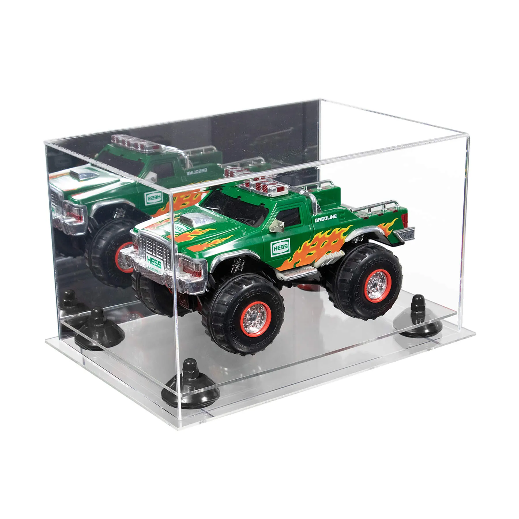 Versatile Display Case - Rectangle Box 12 x 8.25 x 7.25 - Mirror No Wall Mounts (A018/V40)