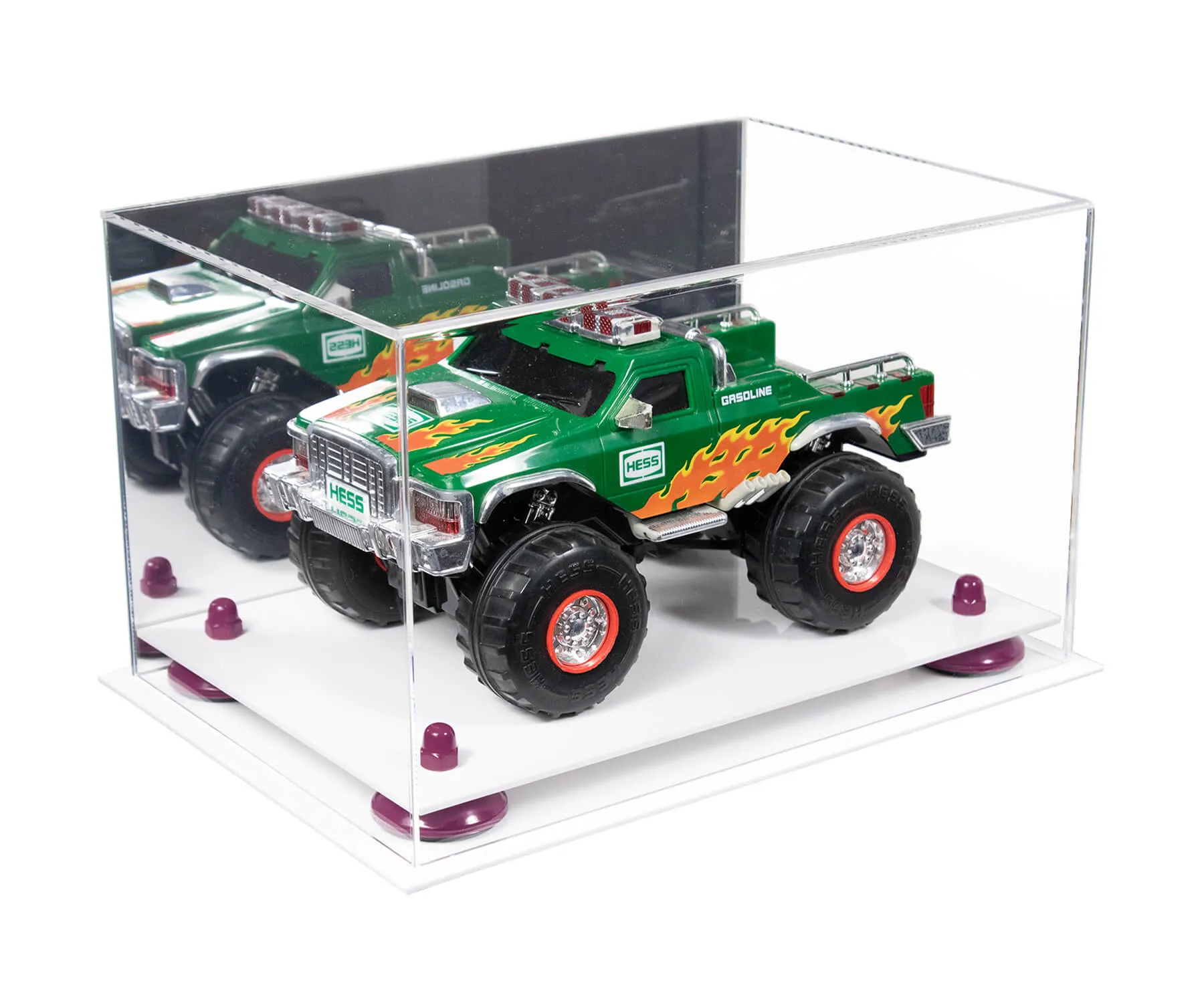 Versatile Display Case - Rectangle Box 12 x 8.25 x 7.25 - Mirror No Wall Mounts (A018/V40)