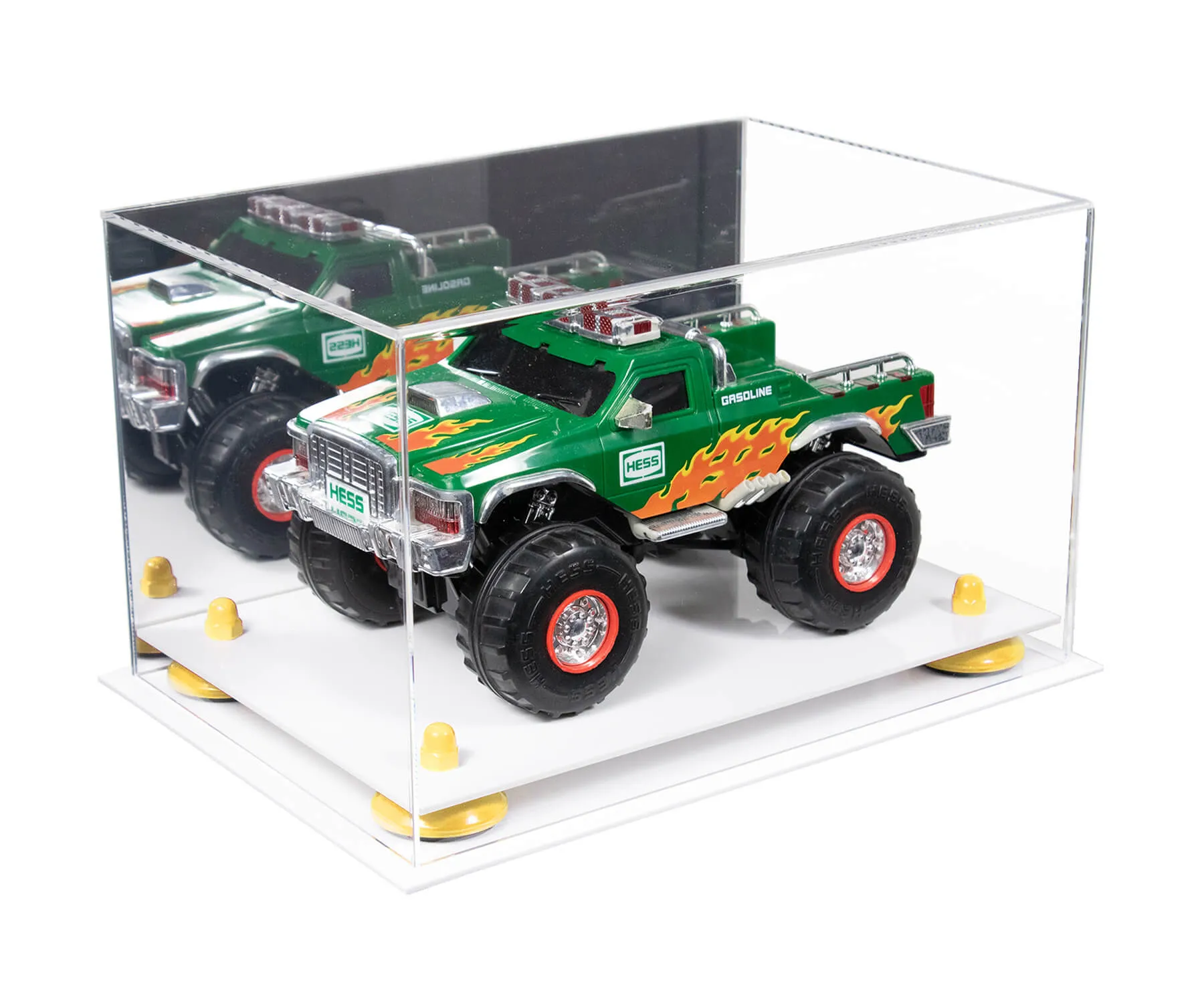 Versatile Display Case - Rectangle Box 12 x 8.25 x 7.25 - Mirror No Wall Mounts (A018/V40)