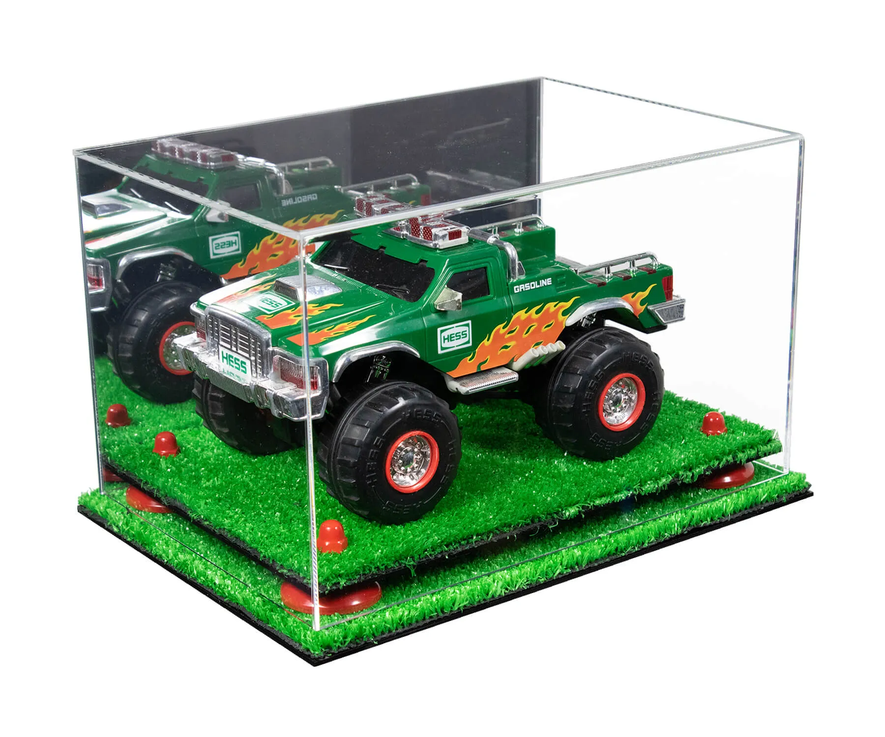 Versatile Display Case - Rectangle Box 12 x 8.25 x 7.25 - Mirror No Wall Mounts (A018/V40)