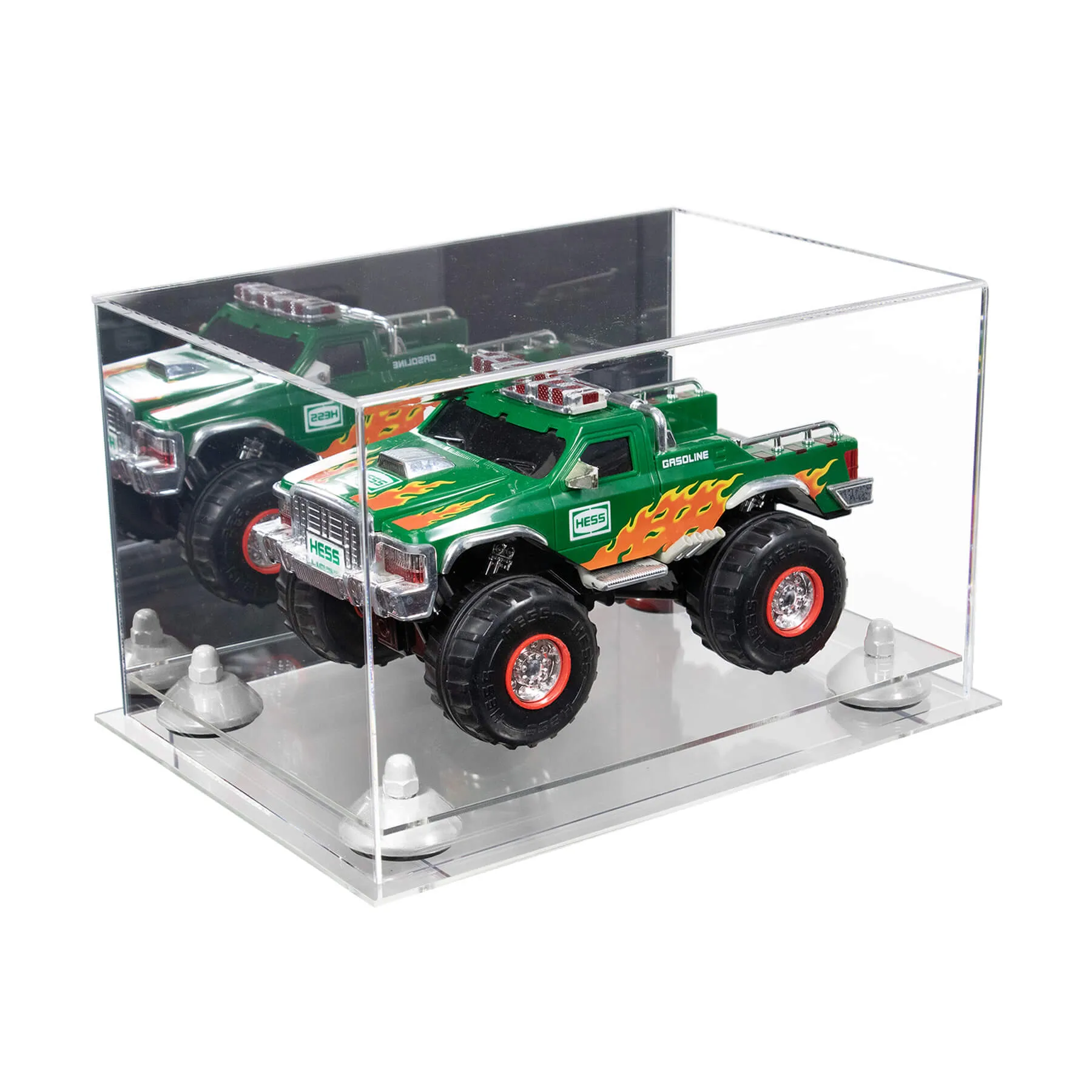 Versatile Display Case - Rectangle Box 12 x 8.25 x 7.25 - Mirror No Wall Mounts (A018/V40)