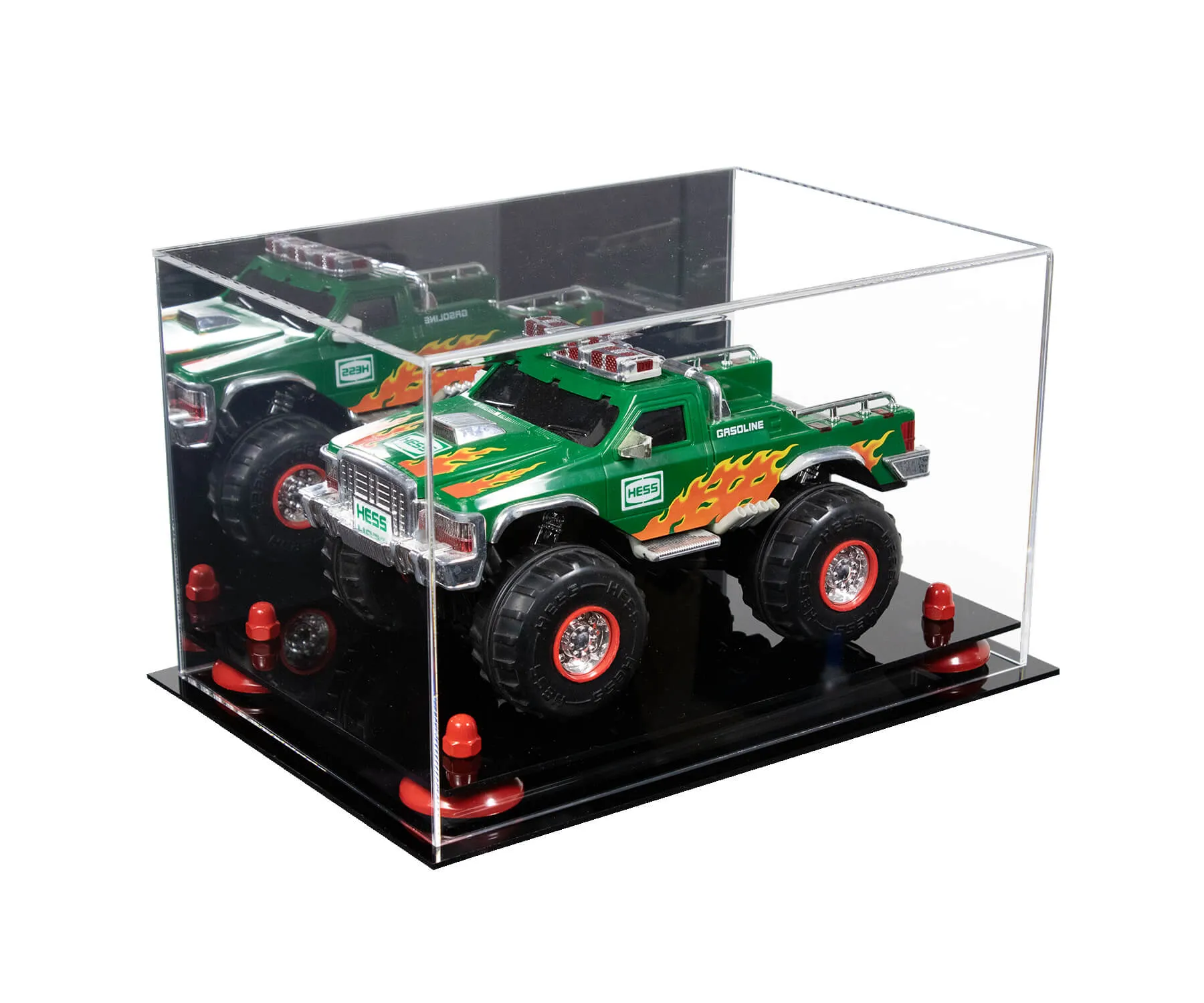 Versatile Display Case - Rectangle Box 12 x 8.25 x 7.25 - Mirror No Wall Mounts (A018/V40)